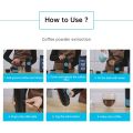 Portable Electric Espresso Coffee Machine Cordless Heating Double Serve Mini Coffee Maker with 2-IN-1 Coffee Powder/Capsule Bin 15Bar Pump Pressure Auto Brew Built-in 2000mAh Battery.