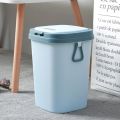 Recycle Bin Waste Basket Bathroom Small Garbage Can Lid Trash Press Type Locking Household. 