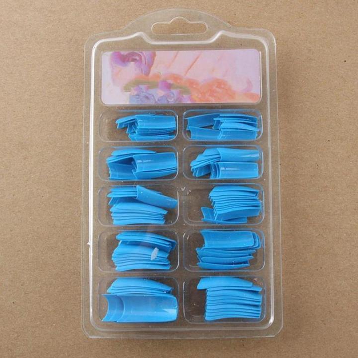 Non-fading%20100Pcs/Box%20Practical%20Ultra%20Thin%20Long%20Faux%20Nail%20Tips%20Colorful%20Artificial%20Nail%20Tips%20Flat%20Head%20for%20Girls%20-%20Image%203