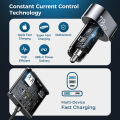 Joyroom 78W 5-in-1 Car Charger Fast USB C Car Charger PD 3.0 QC 4.0 3.0 PPS 25W Type C Multi Car Charger Adapter with 1.5m Cable.