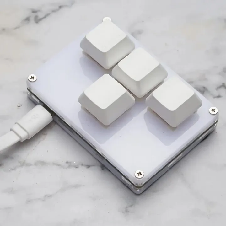 4-key Mini Keyboard Up/Down/Left/Right WASD Axis Mechanical Gaming Keypad Customizable Shortcut Key Game Keyboard Shortcut