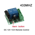 10PCS Wireless Switch Control Board Remote Control Relay Transmitter Button Module DC 12V 433 MHZ.