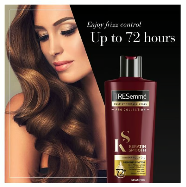 Tresemme%20Shampoo%20400ml%20Keratin%20Smooth%20With%20Marula%20Oil%20Shampoo%20-%20Image%204
