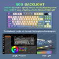 Langtu LT84 Mechanical Keyboard 84 Keys Full Non-impact RGB Backlit Wireless Wired Gaming Keyboards Hot Swap Keyboard For Gamers. 