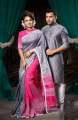Ensemble Yourself - Superb Quality - Dhupiyan Silk Sharee and Cotton panjabi For Combo Couple Dress - Trend and Needful - Designed - Urban Vibes. 