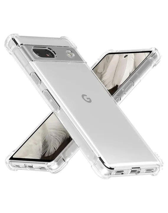 Google%20Pixel%207A%20Airbag%20Silicone%20Case%20Crystal%20Clear%20Soft%20Tpu%20-%20Transparen%20-%20Image%205