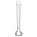 Silver Kitchen Stainless Steel Hand Mini Small Flat Sauce &Dressing Whisk.