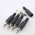 5/10pcs 3.5mm 2/3 Pole 4 pole mono stereo Audio Connectors Jack Plug Headphone Male Adapter 3.5mm 3.5 Male Plug Wire Terminals 23PH.