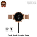 Fossil Gen6 Magnetic Charging Cable 2 Pin High Quality USB Charger Cable USB Charging Cable Dock Bracelet Charger for Fossil Gen6 Smart Watch. 