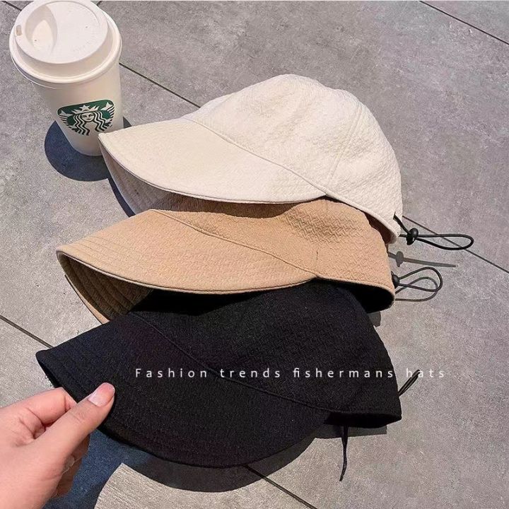 Zhao%20Lusi%20Same%20Style%20Sun%20Protection%20Hat%20Women's%20Summer%20Korean-Style%20UV-Proof%20Sun%20Hat%20Thin%20Quick-Drying%20Bucket%20Hat%20-%20Image%202