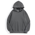16.9oz 480gsm Heavy Weight Cotton Plus Velvet Hooded Sweater Men Thickened Tight Polar Fleece Pullover Hoodie Women Sweatshirt. 