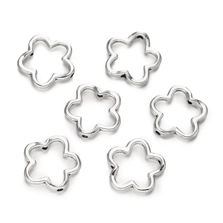 St.%20kunkka%2010Pcs%20Alloy%20Bead%20Frame%20Retro%20Flower-Shaped%20Bead%20Frame%20for%20DIY%20Jewelry%20Accessories%20-%20Image%209