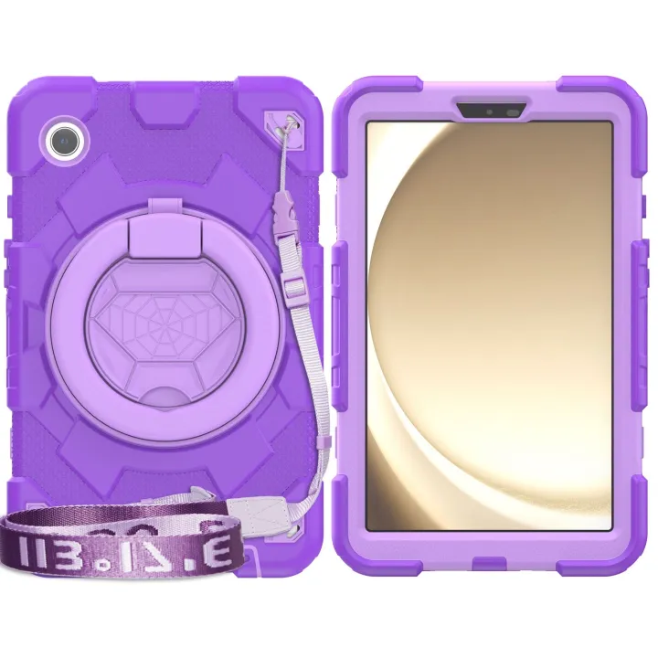 Spider%20Rotation%20Handle%20Silicone%20Hybrid%20PC%20Tablet%20Case%20For%20Samsung%20Galaxy%20Tab%20A9%20-%20Image%2010
