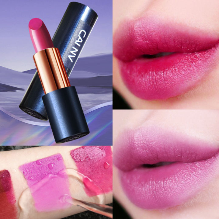 Rose%20Red%20Lipstick%20Barbie%20Powder%20Plum%20Color%20Gray%20Pink%20Grape%20Purple%20Dragon%20Fruit%20Color%20Light%20Pink%20Lipstick%20Makeup%20Cosmetic%20-%20Image%202