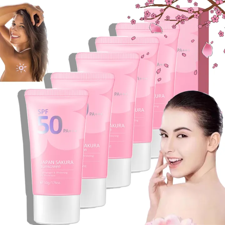 Laikou%20Japan%20Sakura%20Sunscreen%20%5BSPF50+PA+++%20%5D%2050g%20By%20NS%20Glamour%20Mart%20-%20Image%203
