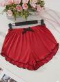 Ladies Premium Silk Soft Nightwear Shorts. 