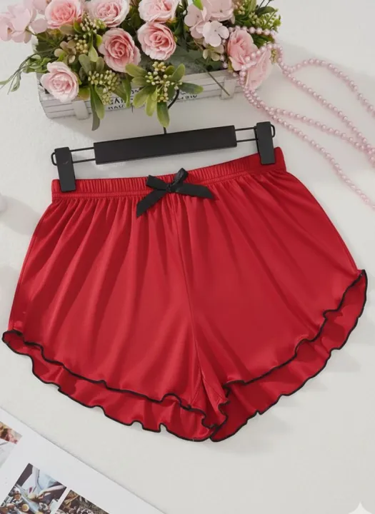 Ladies%20Premium%20Silk%20Soft%20Nightwear%20Shorts%20-%20Image%205
