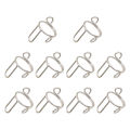 Wudu Nail Rings Non Tarnish 10PCS Adjustable No Glue No Women Gift Ring Set For HALAL NAILS Decoration (10 Pieces).