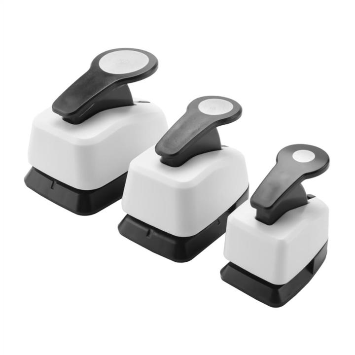 3Pcs Paper Craft Punches-Hole Puncher Single,Hole Punch Shapes, Hole Puncher for Crafts 9/16/25mm Circle Punch Set