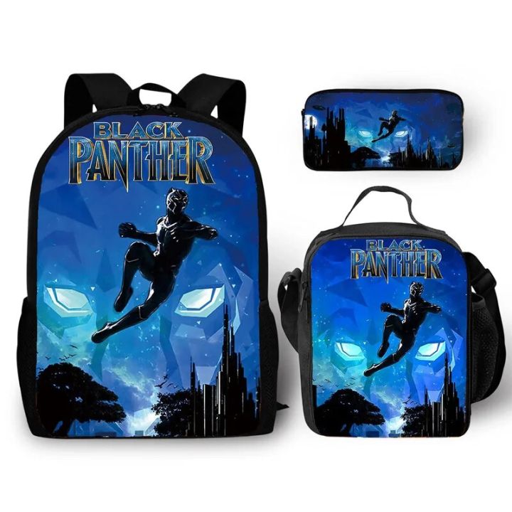 3pcs/set%20Black%20Panther%20Series%20Children%20Backpack%20Pencil%20Case%20Crossbody%20Bag%20Large%20Capacity%20Waterproof%20Spine%20Protection%20Schoolbag%20-%20Image%204
