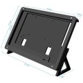 Acrylic Bracket Case for Raspberry Pi-2x display case-Black. 