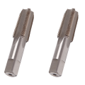2Pc 1/4 Inch - 18 Npt High Speed Steel Taper Pipe Tap Metal Screw Thread Cutting Tool Threading Hand Tools. 