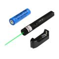 15 Miles 532nm Adjustable Focus Green Pointer Light Beam Light Pen +Star Cap 5mw - Black.