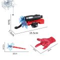 Disney Spider Mans Toys Kid Wrist Launcher Toy Set Super Hero Movie Figures Cosplay Glove Soft Bullet Birthday Gift for Children. 