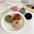 Non-Metallic Acrylic Hair Accessories Swan Suede Bird's Nest Lounger Hair Device High Ponytail Bun Artifact Hair Ring. 