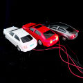1:75/100/150/200 Plastic Model Cars with Led Lights Micro Scene Building Decoration Accessaries Fengshi. 