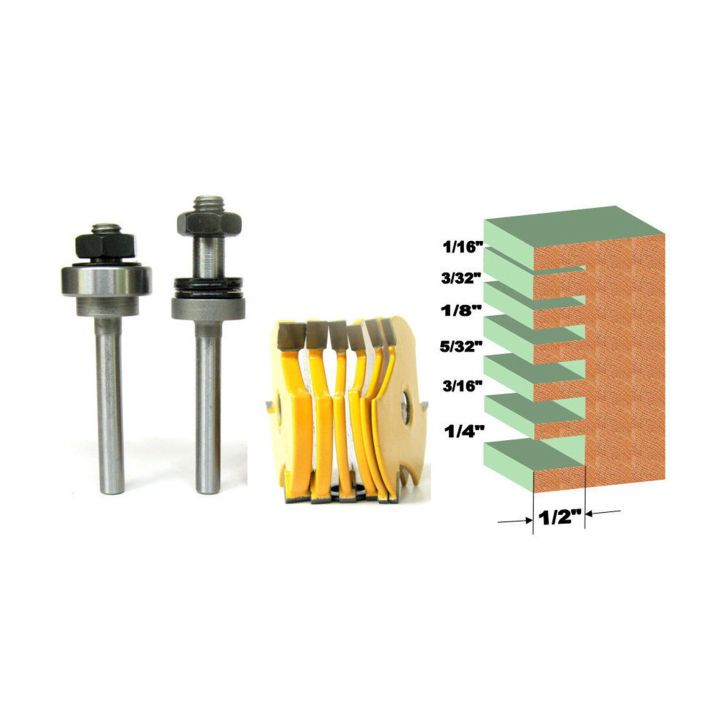 1/4%20Inch%20Rabbeting%20Router%20Bit%20with%206%20Bearings%20Set%20&%201%20Set%201/4Inch%20Slot%20,Assembly%206%20Cutters%20-%20Image%207