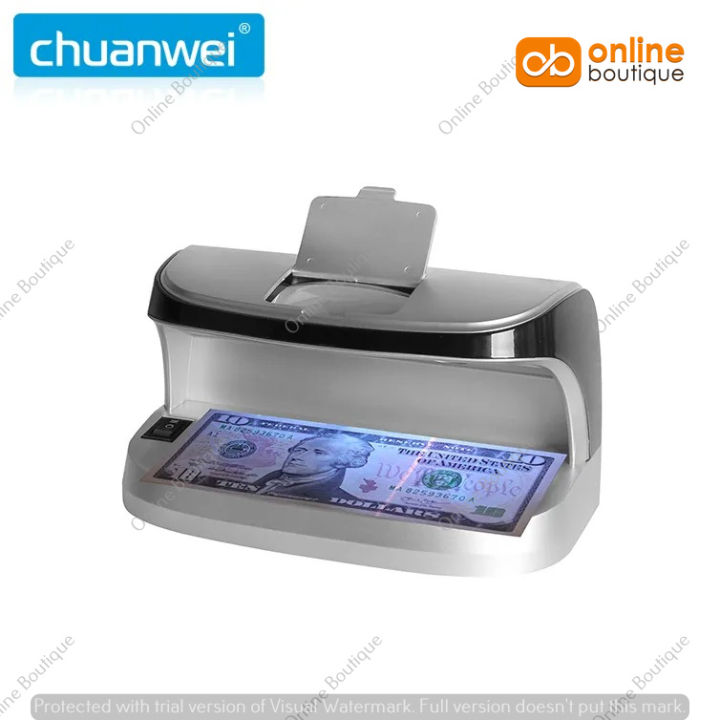 Multinational Banknote Detector Money Detector with UV Mg Watermark Magnifier Detection Fake Note Money Detector AL-11