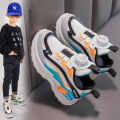 Children's sneakers, small white shoes, spring summer 2024 new girls' dad shoes, fashion soft soled boys' running shoes. 