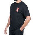 Drop Soulder T-shirt Black. 