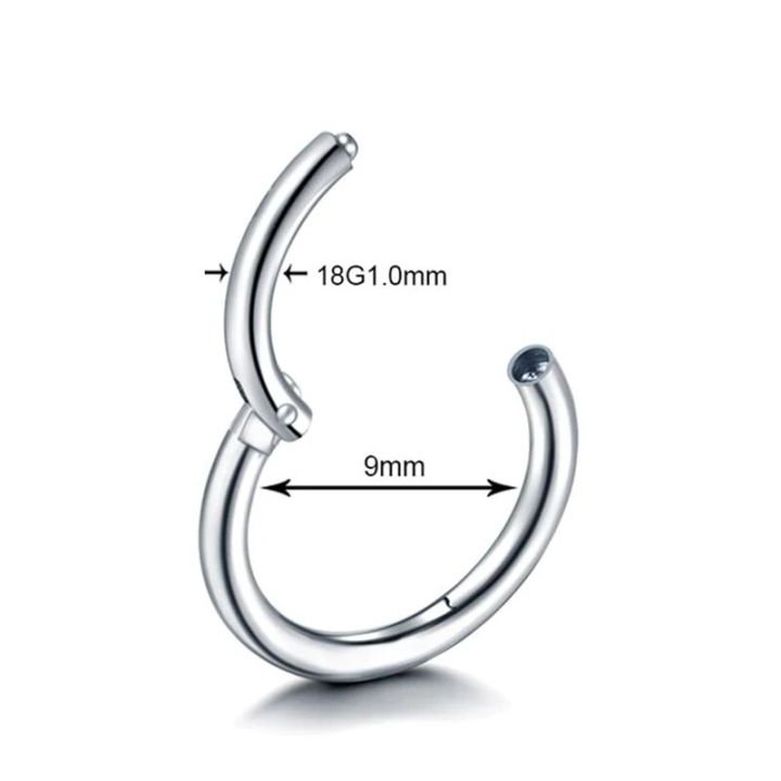 10PC%20ASTM%20F136%20Titanium%20Nose%20Ring%20Hoop%20Septum%20Piercing%20Clicker%2010/12/14/16/18G/20G%20Nostril%20Hinged%20Segment%20Septo%20Helix%20Earrings%20-%20Image%202