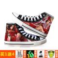 King Glory High-Top Shoes Male and Female Student Li Bai Hanxin Sun Wukong Zhizunbao Canvas Shoes Surrounding the Game. 