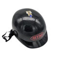 Stm Open Face Cap Helme- Black.