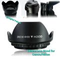 58Mm Flower Lens Hood For Canon/Nikon Eos 55-250Mm 18-55Mm Ef Lens. 