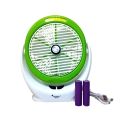 JOYKALY YG-718 Rechargeable 2400mAh Lithium Battery Strong Wind Portable Fan With LED Lamp. 