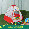 Baby Tent Play House for Kids With 50 pcs plastic balls.