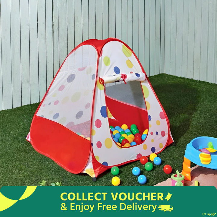 Baby Tent Play House for Kids With 50 pcs plastic balls