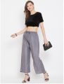 China Linen Loose Fit Flared Wide Summer Speacial  Palazzo Plazo Pants for woman. 