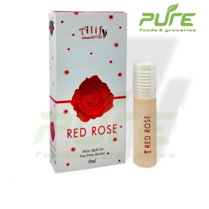 Alif Red Rose attar by Alif (Alif new collection) 8 ml roll on long ...