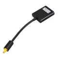 Digital SPDIF Optical Audio Splitter 2 Way Toslink Splitter Adapter 1 Input 2 Output SPDIF Optical Cable Splitter Hub. 