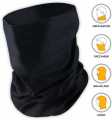 Men & Women Handkerchief 9 in 1 face bandana Black Bikeer Rider Mask. 