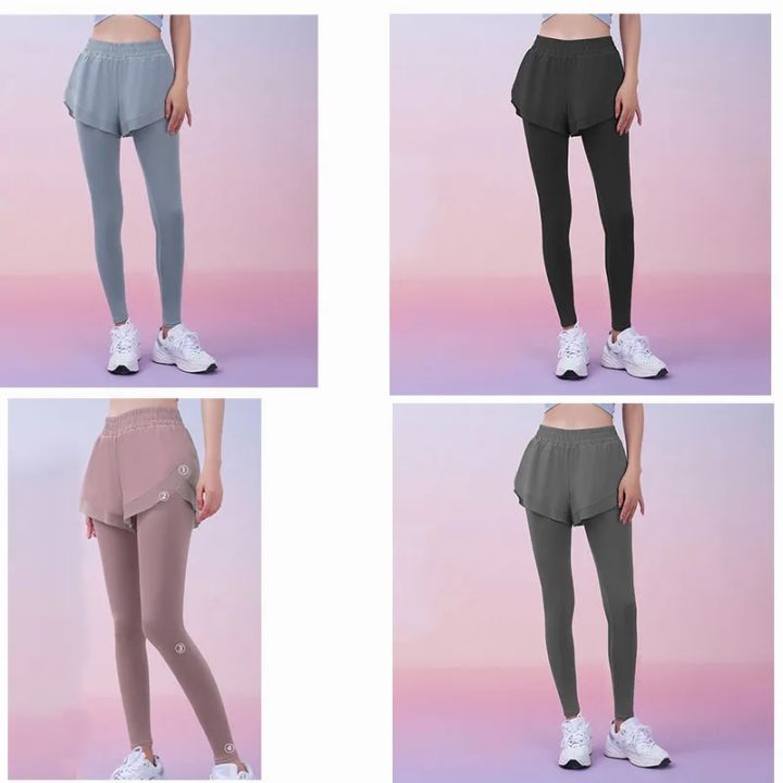 Aiithuug%20Women%202%20In%201%20Running%20Leggings%20with%20Pocket%20Wide%20Elastic%20Waistband%20Workout%20Capris%20Yoga%20Running%20Biker%20Gym%20Sports%20Pants%20-%20Image%205