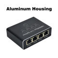 Gigabit Ethernet Switch Rj45 Splitter LAN Extension Adapter 1000Mbps 1gbps 4 Port 1 to 4 3 2 Port Network Connector for Router. 
