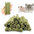 40 PCS Natural Mixed Grass Stick Chinchilla Chew Toys for Guinea Pig Rabbit Gerbil Parrot Bunny and Other Small Animals. 
