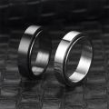 Anti Stress Anxiety Fidget Spinner Couple Rings For Lovers Rotating Stainless Steel Wedding Band Rings Jewelry Anillo. 
