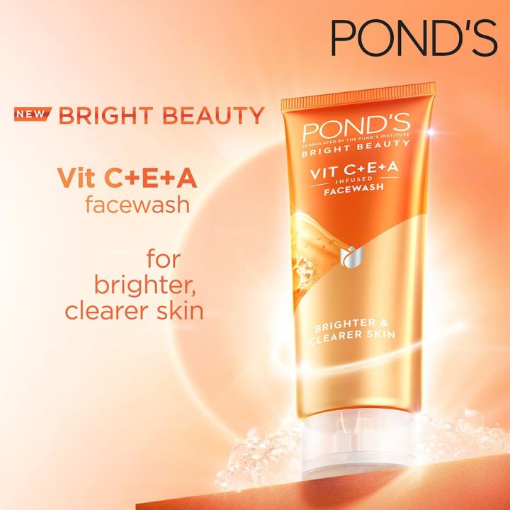 POND'S%20Bright%20Beauty%20Vit%20C+E+A%20Gel%20Face%20Wash%20100ml%20-%20Image%203